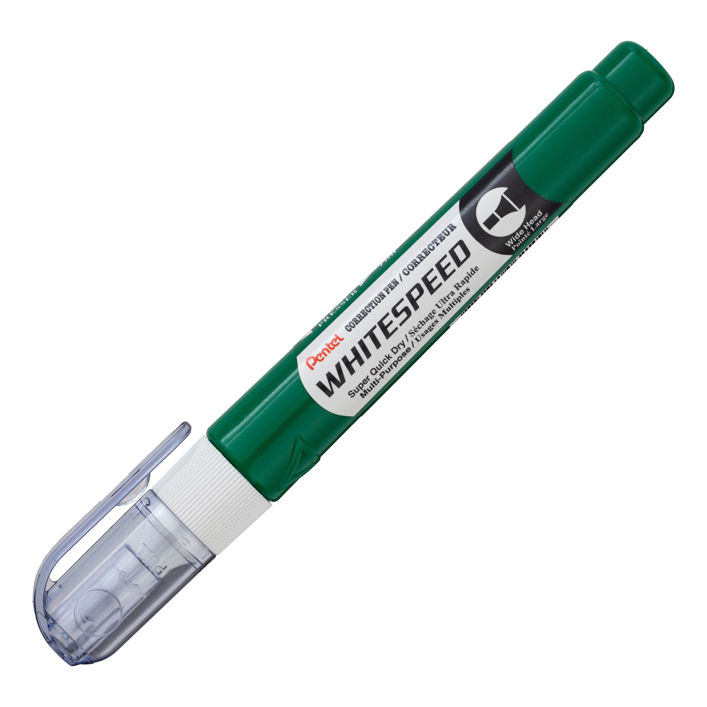 Pentel Whitespeed Correction Pen Broad Point White Correction Fluid 7ml