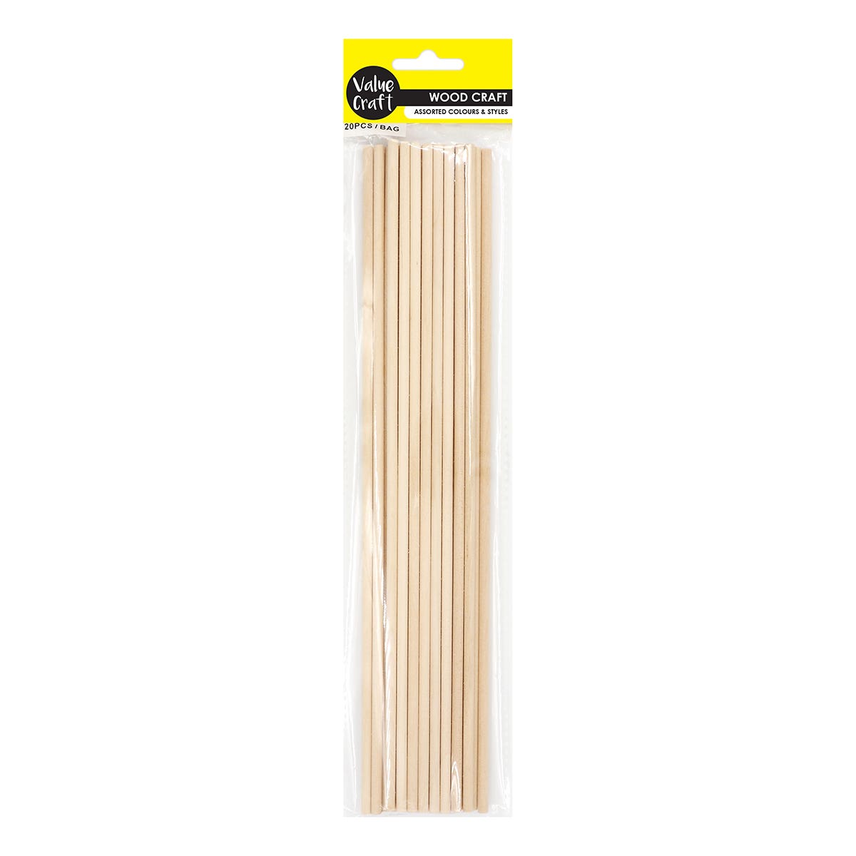 Value Craft Wood Craft Dowels Pack