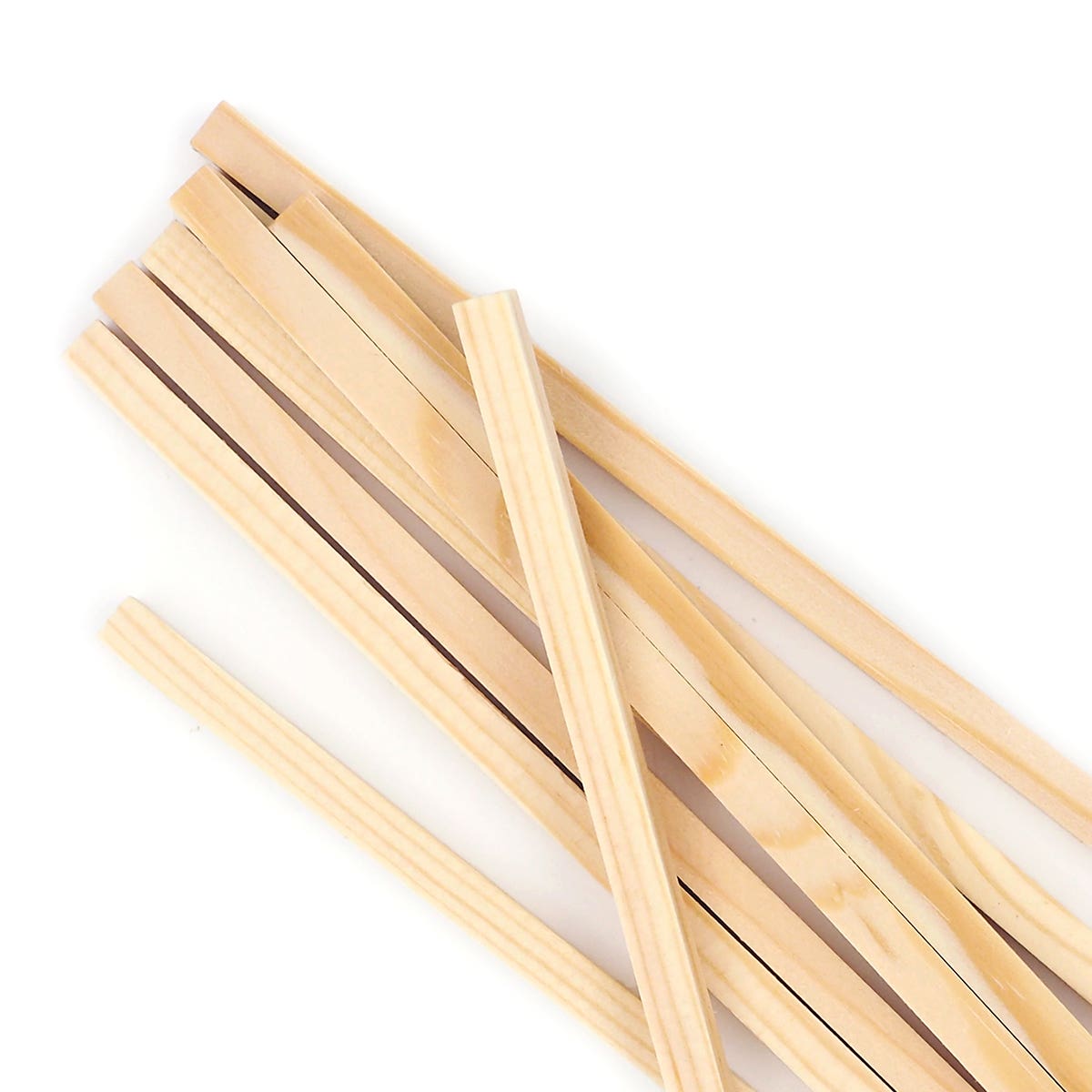 Value Craft Wood Craft Square Sticks Natural Pack