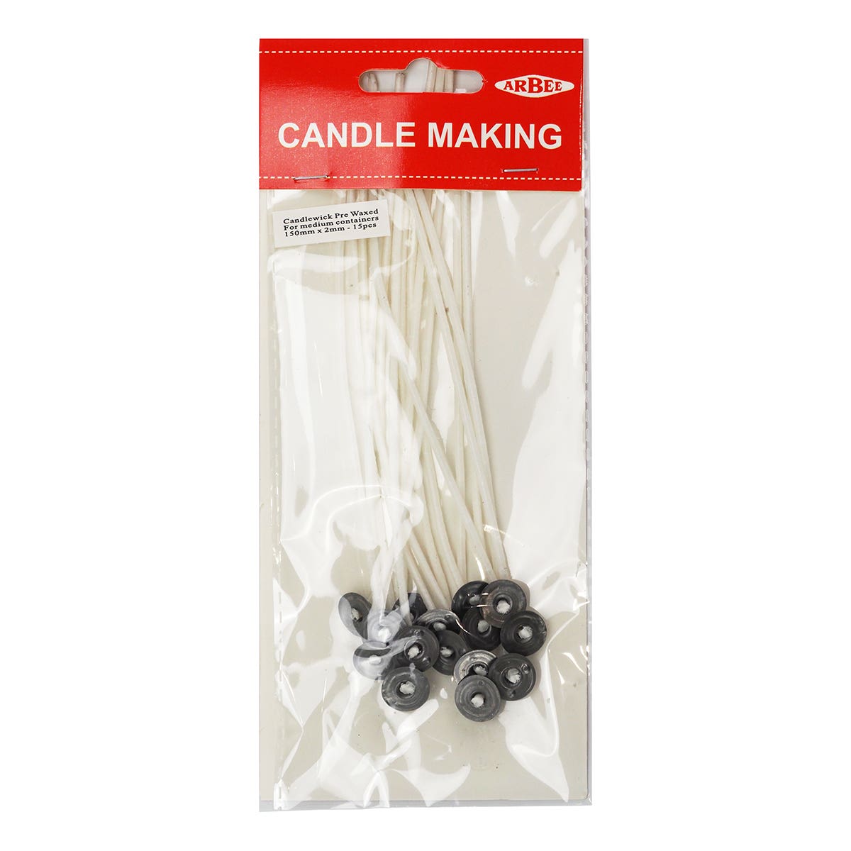 Arbee Candle Waxed Wick Packs
