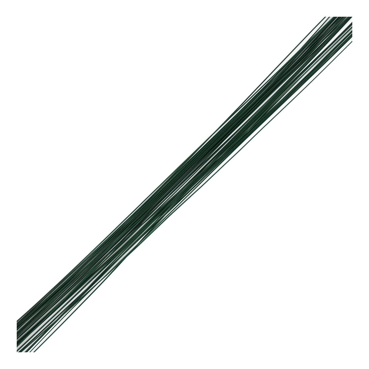 Value Craft Florist Wire Coated Green Pack 30