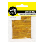 Value Craft Stretch Elastic Cord 6m Gold