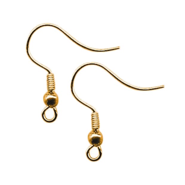 Value Craft Earring Shepherd Hooks Gold Pack 20