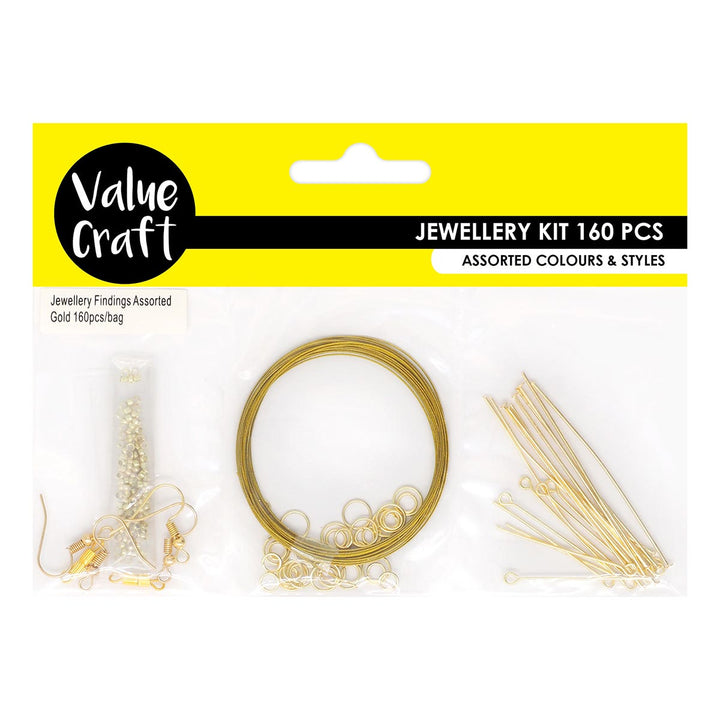 Value Craft Jewellery Starter Kit Gold Pack 160