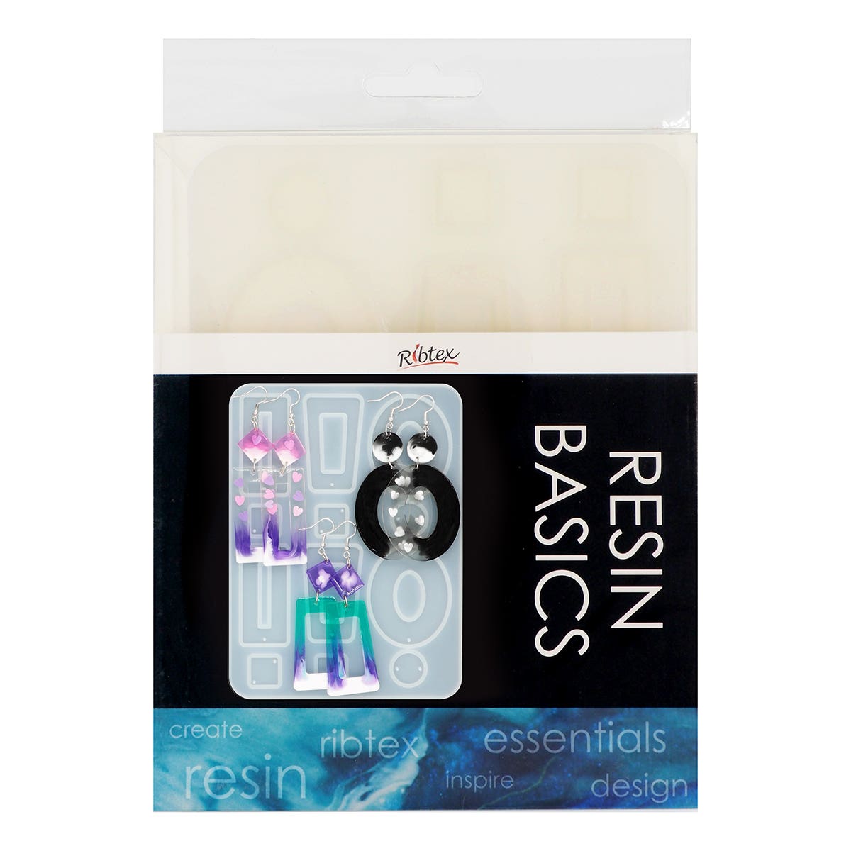 Ribtex Resin Silicone Mould Rectangle Earrings