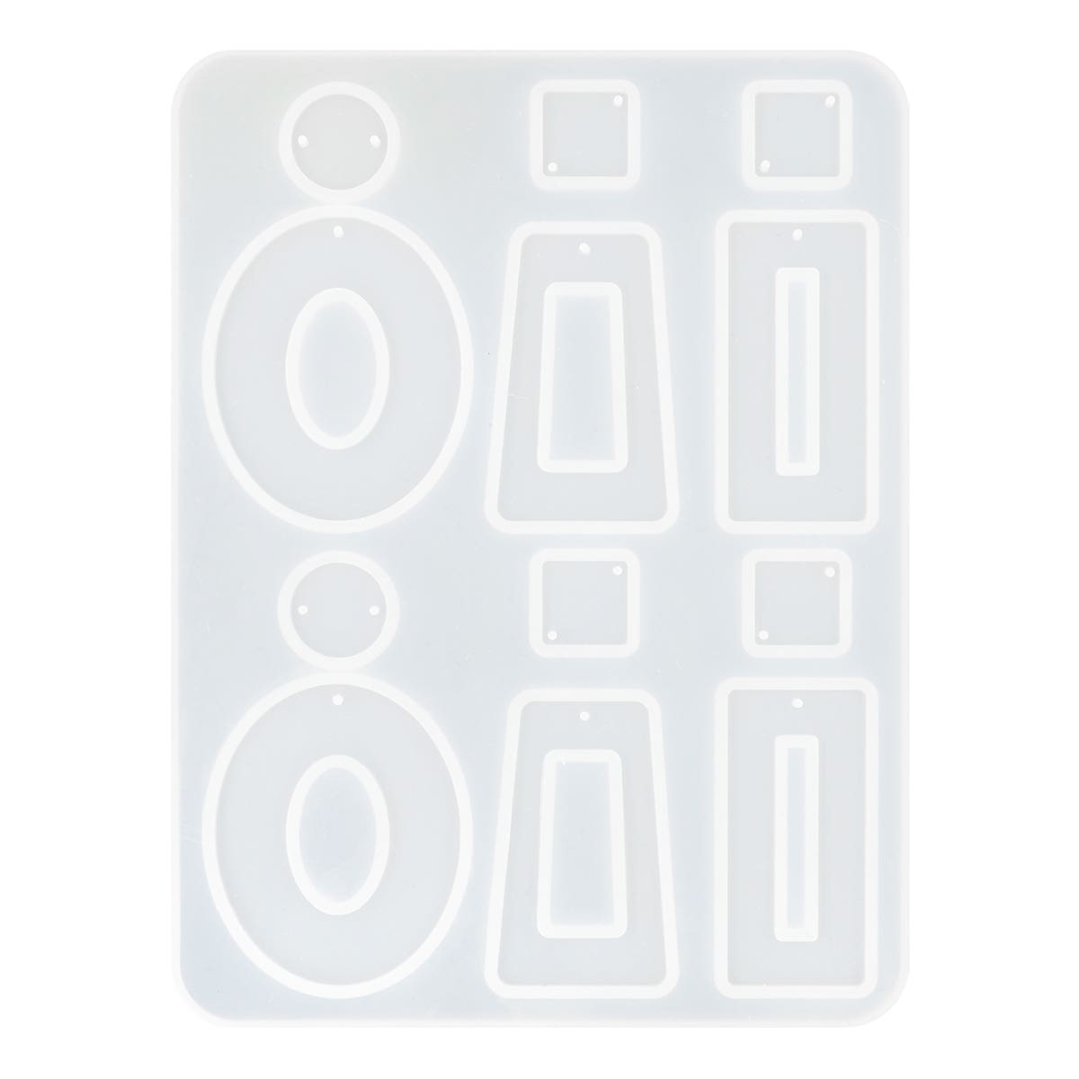 Ribtex Resin Silicone Mould Rectangle Earrings
