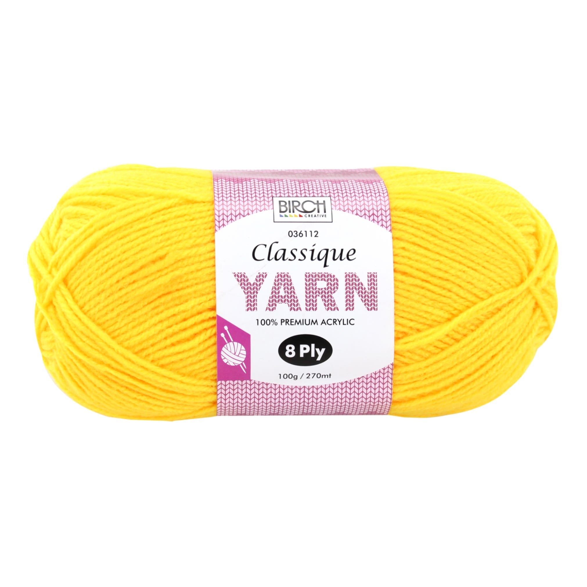 Birch Classique Premium Acrylic Knitting Yarn