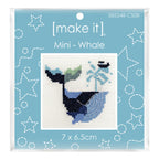 Make It Mini Cross Stitch Kit 7 x 7cm Whale