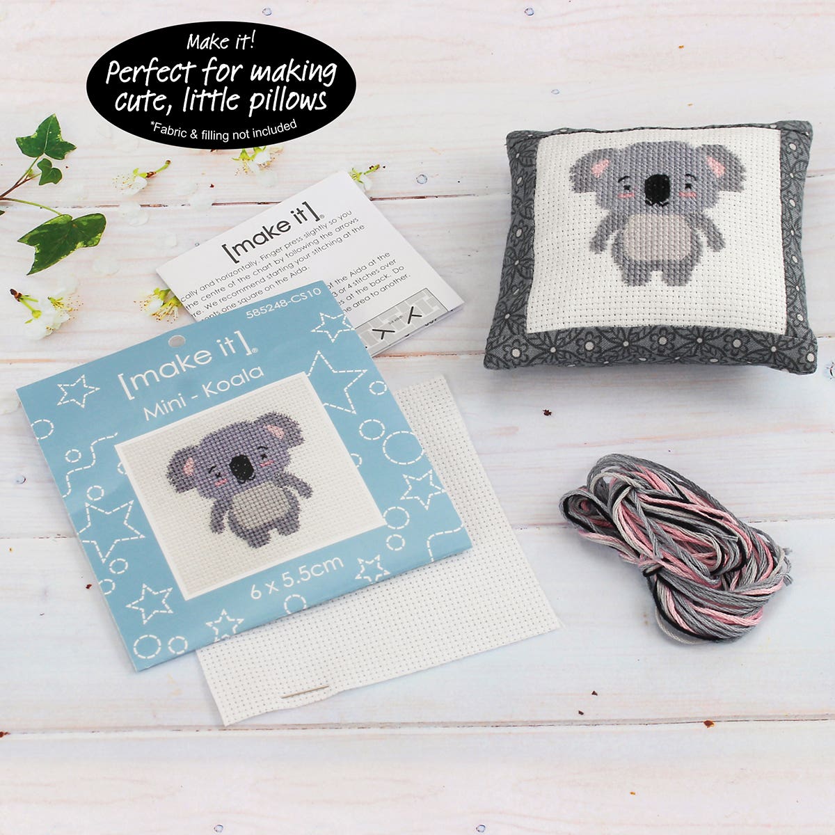 Make It Mini Cross Stitch Kit 6 x 5.5cm Koala