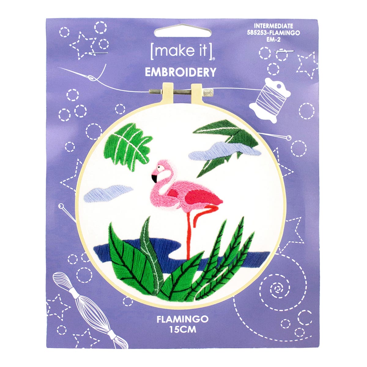 Make It Embroidery Kit 13.5 x 13.3cm