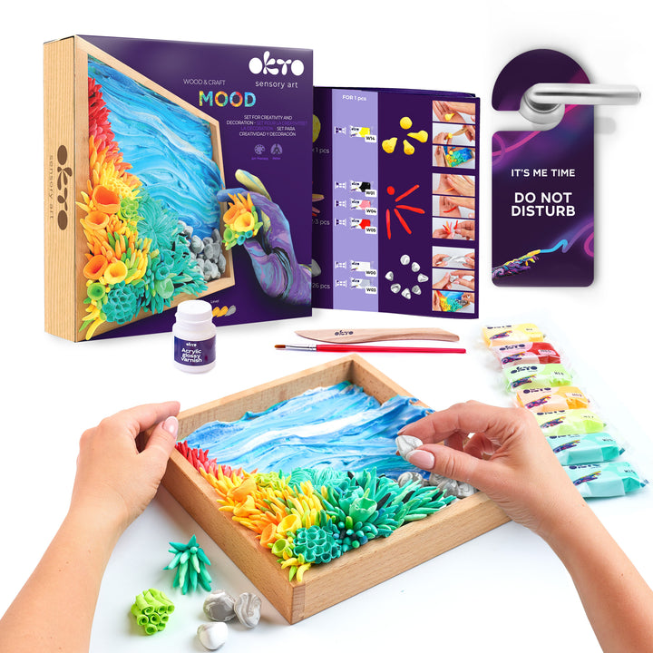 Okto Sensory Wood & Craft DIY Mood Kit Calm