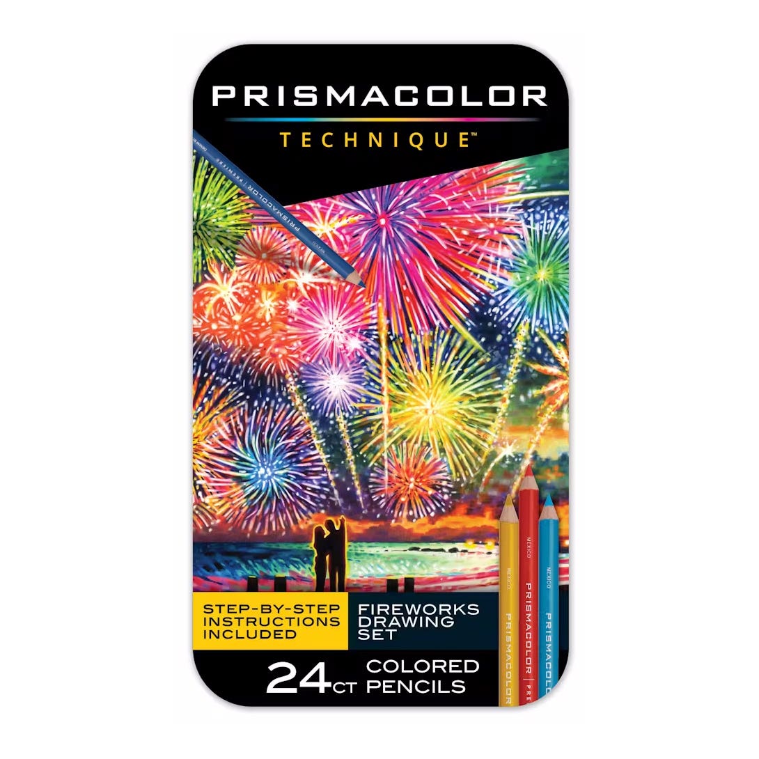 Prismacolor Technique Pencil Set 24 Fireworks