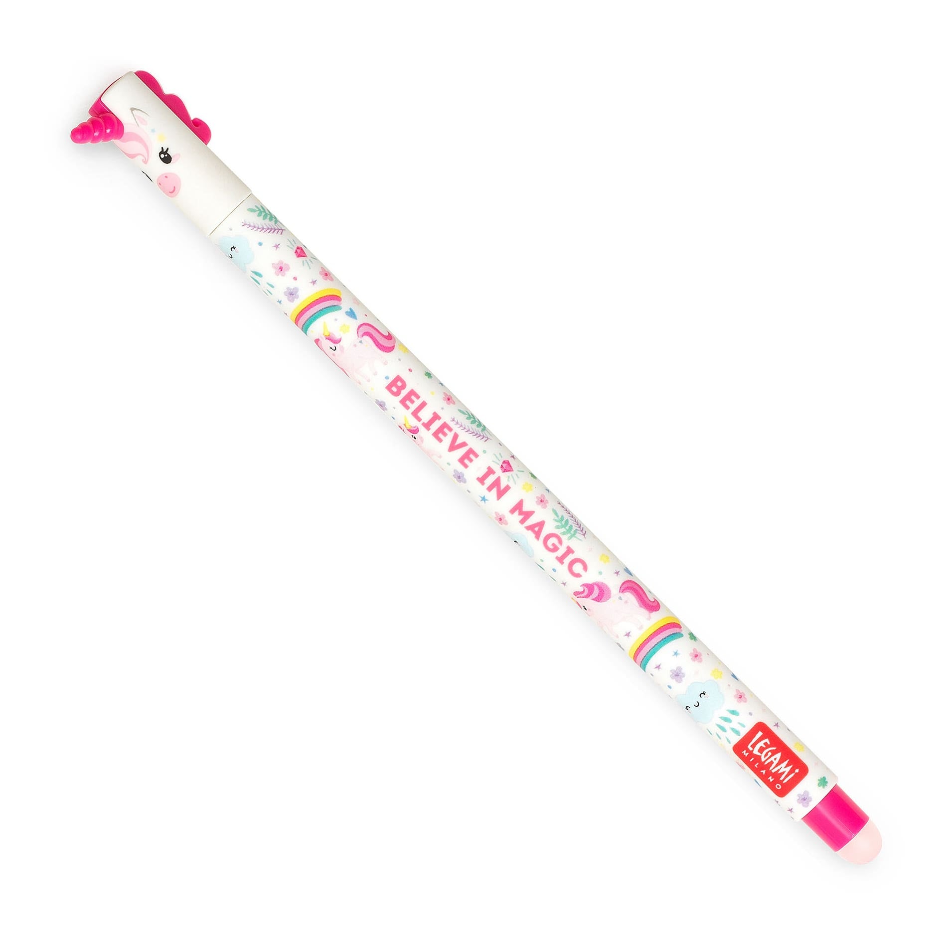 Legami Erasable Gel Pen Unicorn (Pink Ink)