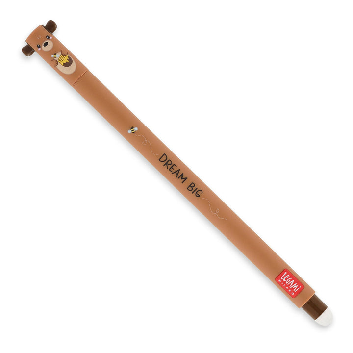 Legami Erasable Gel Pen Teddy Bear (Red Ink)