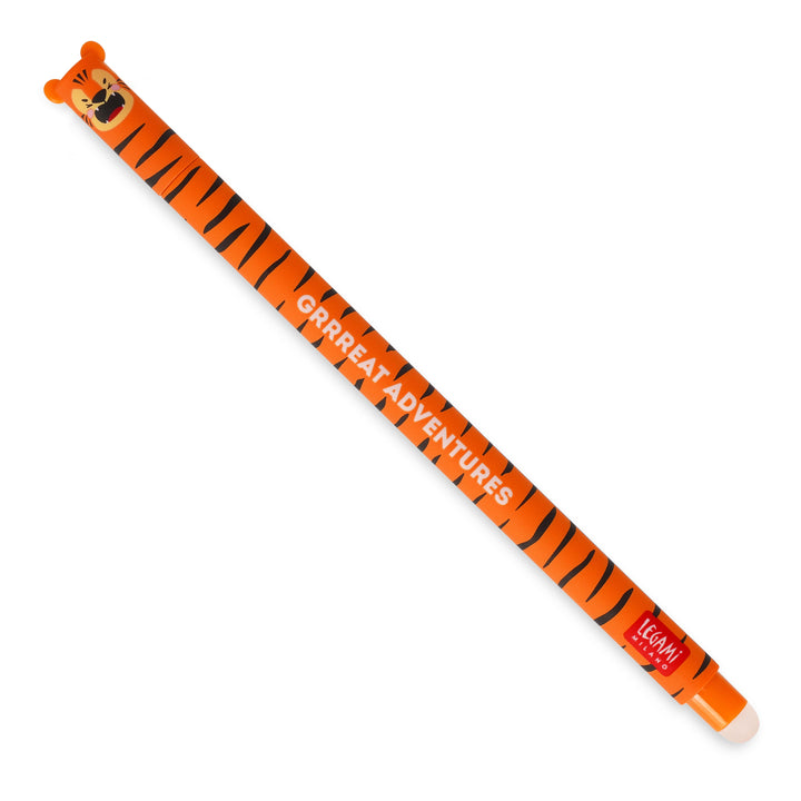 Legami Erasable Gel Pen Tiger (Orange Ink)