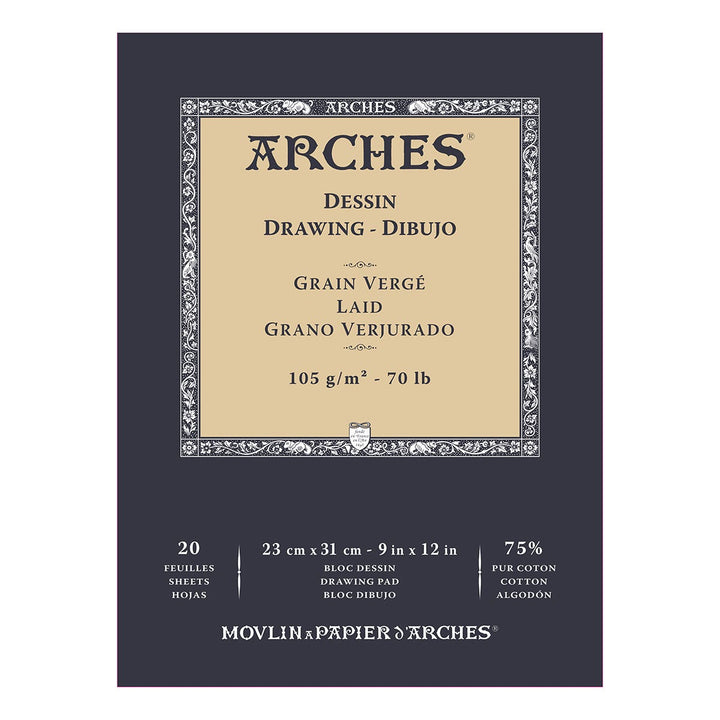 Arches Ingres d'Arches MBM Drawing Pad 105gsm