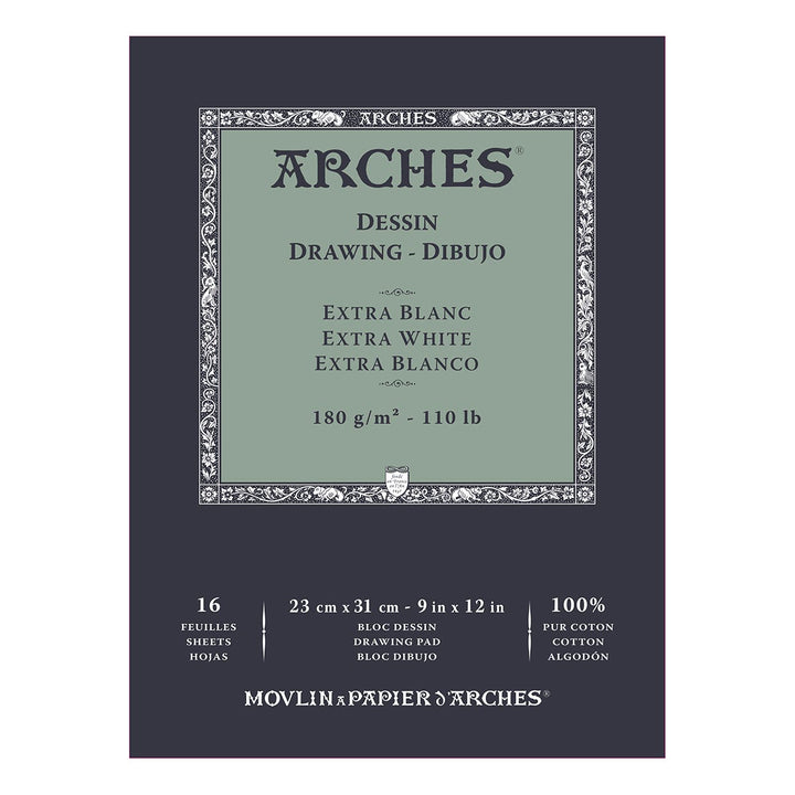 Arches Velin BFK Rives White Pad 180gsm