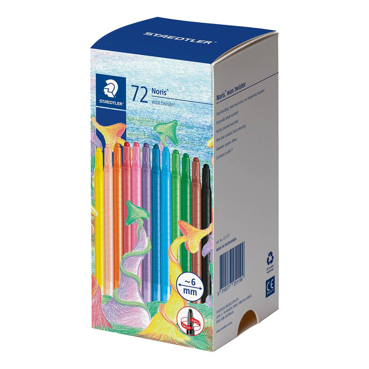 STAEDTLER Noris Wax Twister Crayons Cup 72