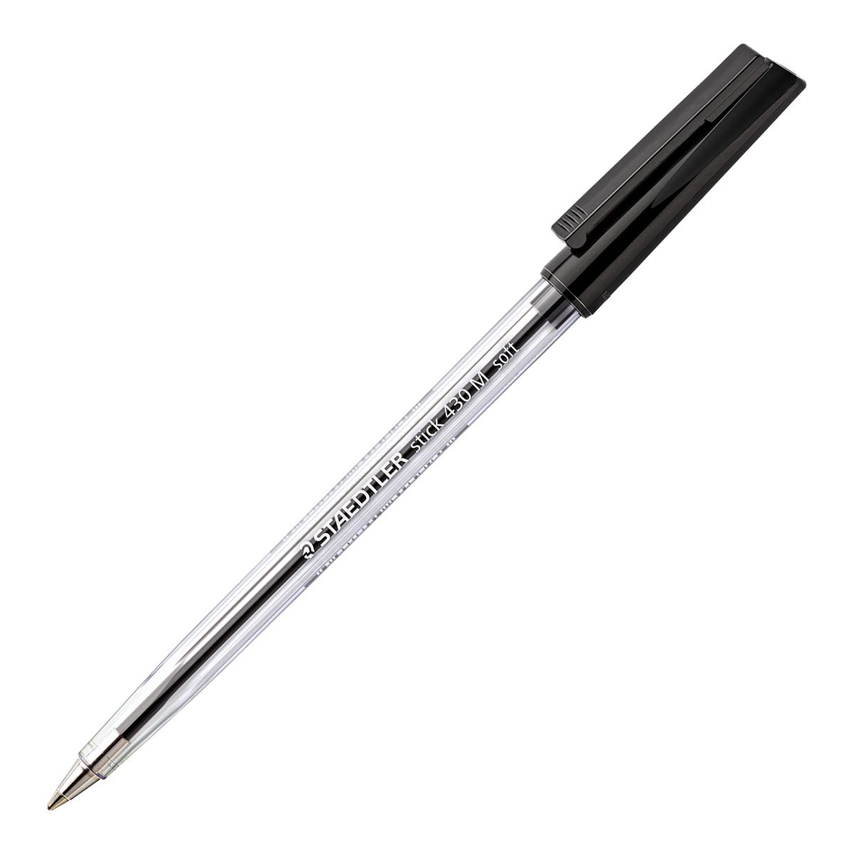 STAEDTLER Ballpoint Pen Stick 430 Medium Black Cup 50