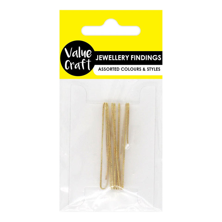 Value Craft Stringing Box Chain 80cm Gold