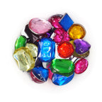Arbee Plastic Flatback Rhinestones Assorted Pack 250g
