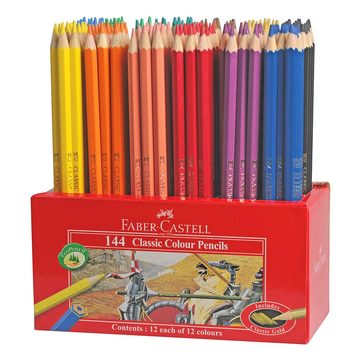 Faber-Castell Classic Colour Pencils Classpack 144