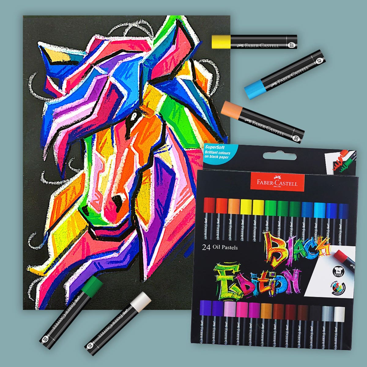 Faber-Castell Black Edition Oil Pastel Sets
