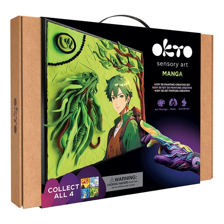 Okto DIY 3D Art & Painting Manga Kit Earth