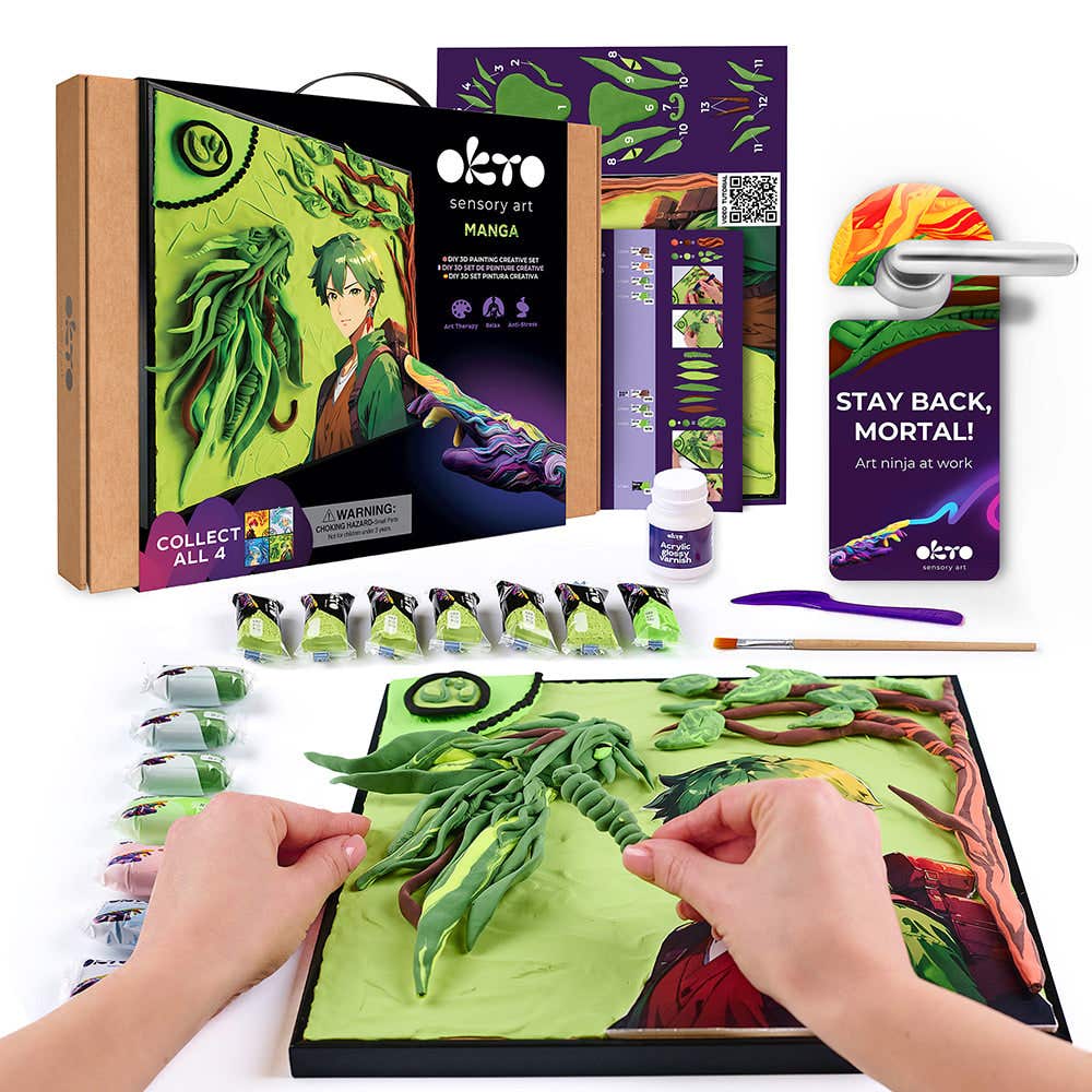 Okto DIY 3D Art & Painting Manga Kit Earth