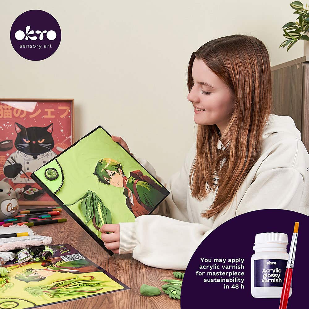 Okto DIY 3D Art & Painting Manga Kit Earth