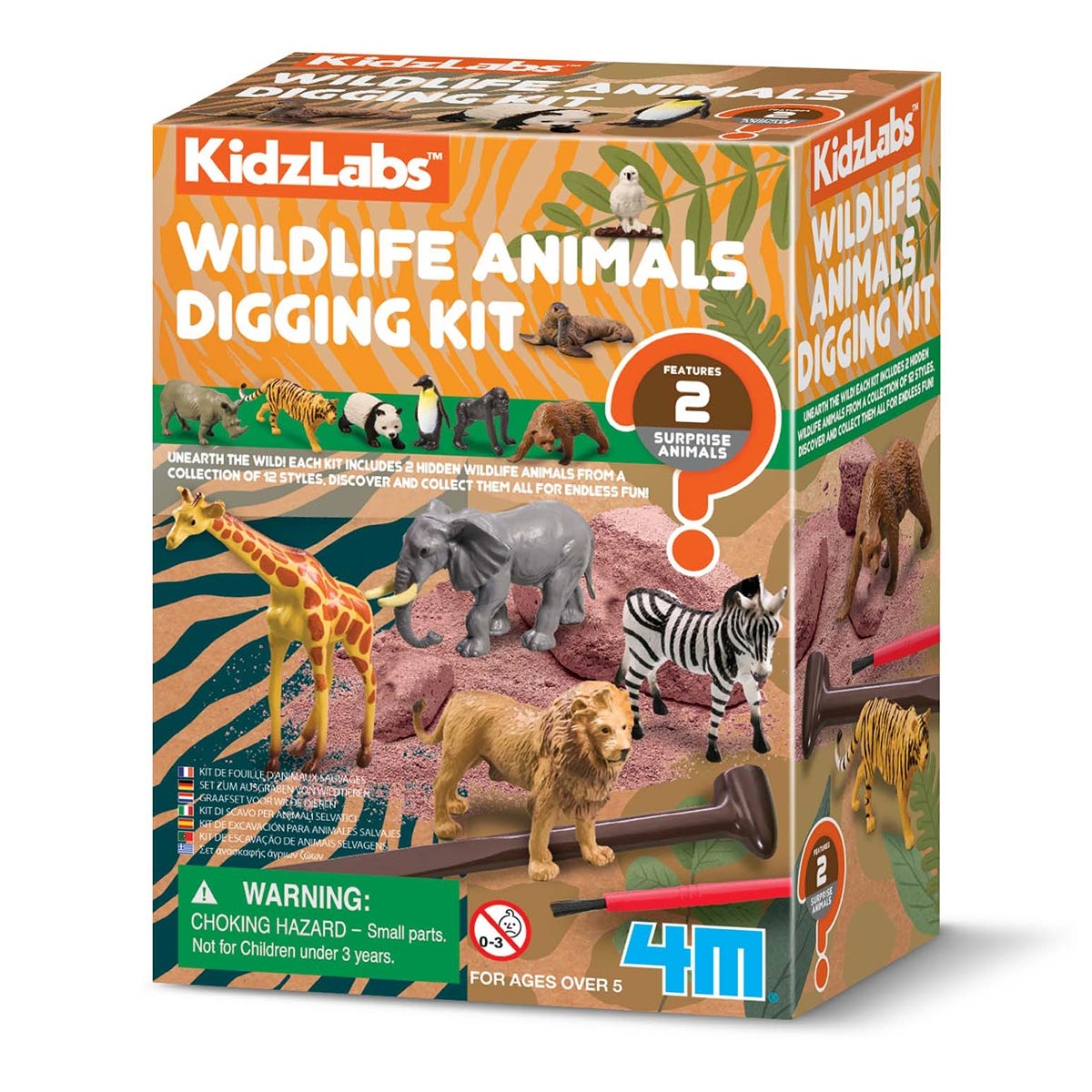 4M Kidzlabs Wildlife Animal Digging Kit