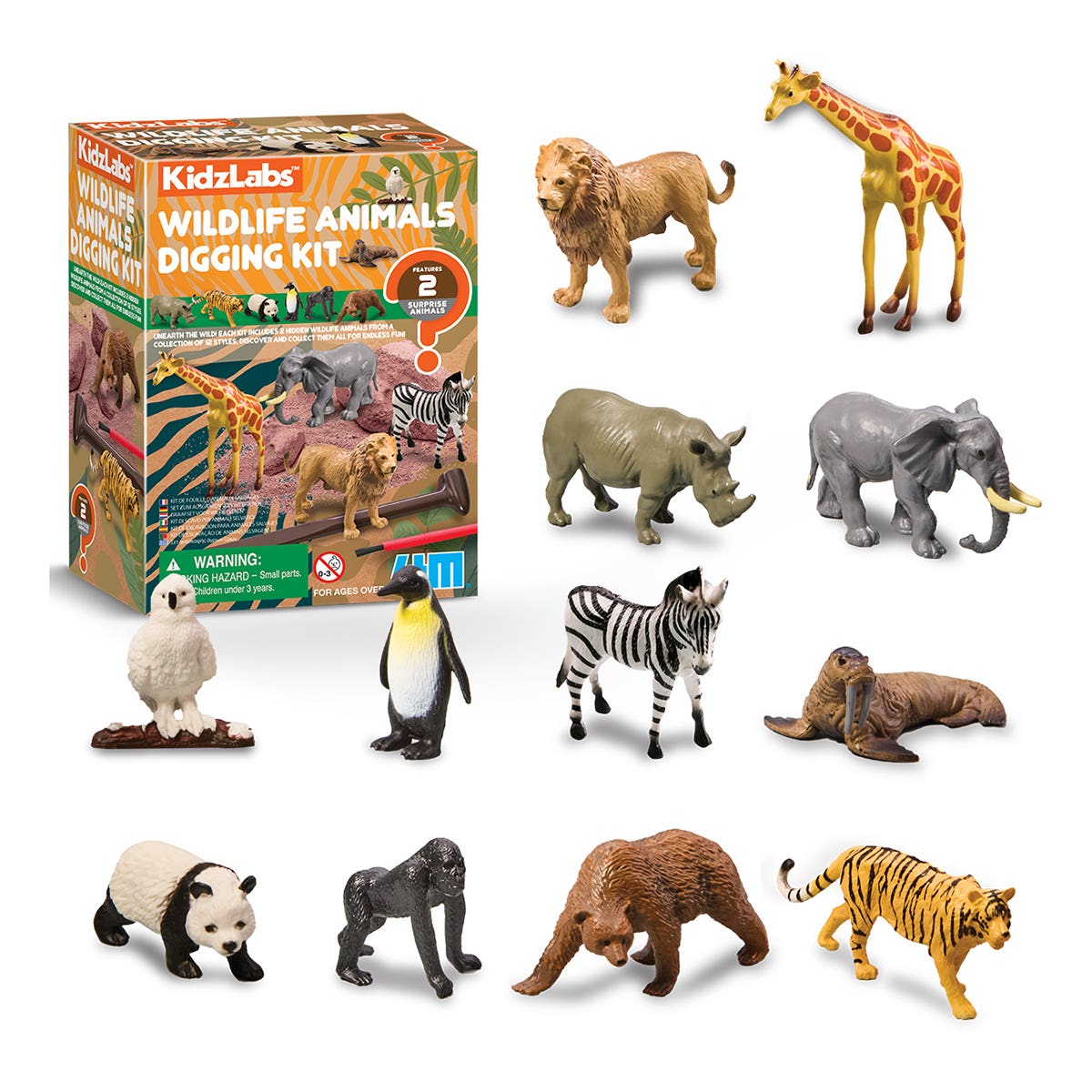 4M Kidzlabs Wildlife Animal Digging Kit