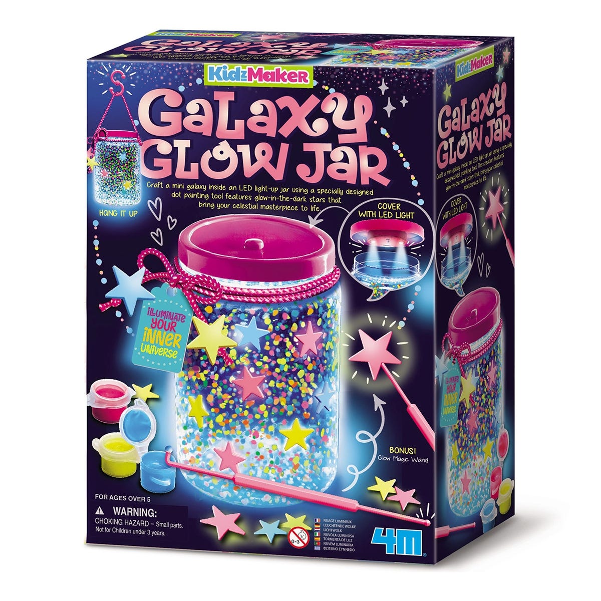 4M Kidzmaker Galaxy Glow Jar Kit