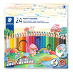 STAEDTLER Noris Erasable Colour Pencil Set 24