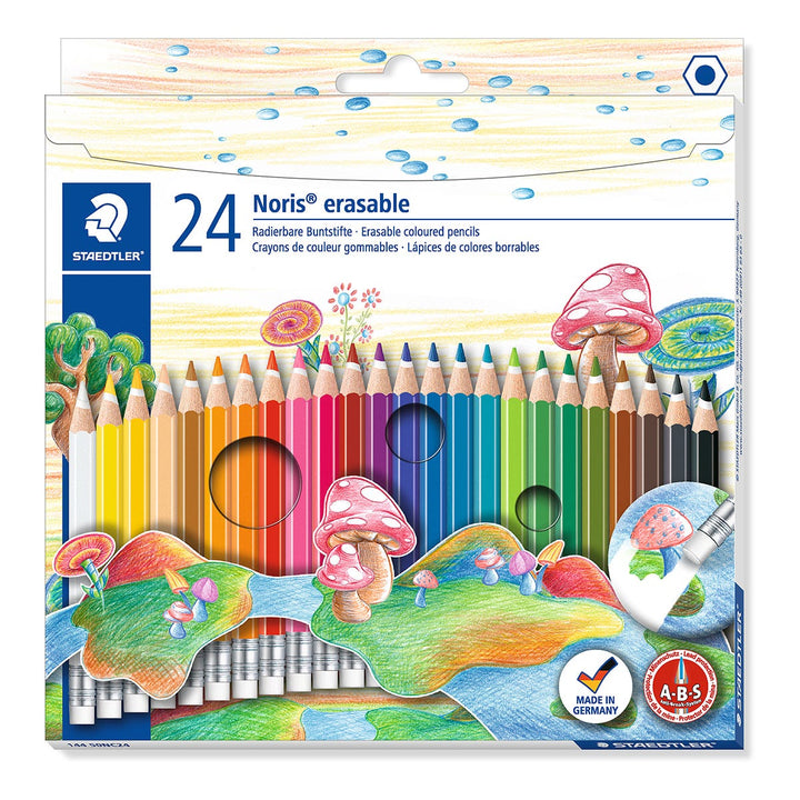 STAEDTLER Noris Erasable Colour Pencil Set 24