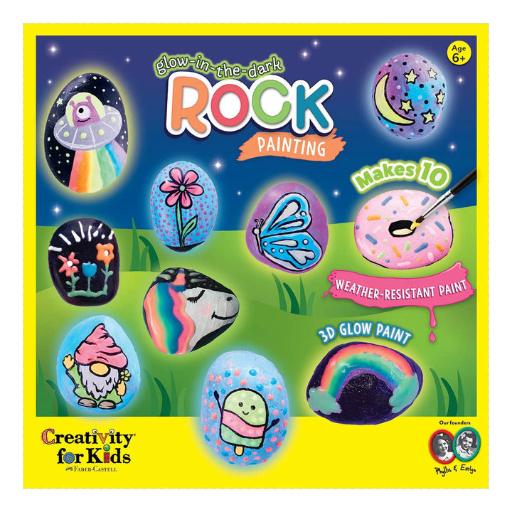 Faber-Castell Creativity for Kids Glow in the Dark Rock Painting Kit