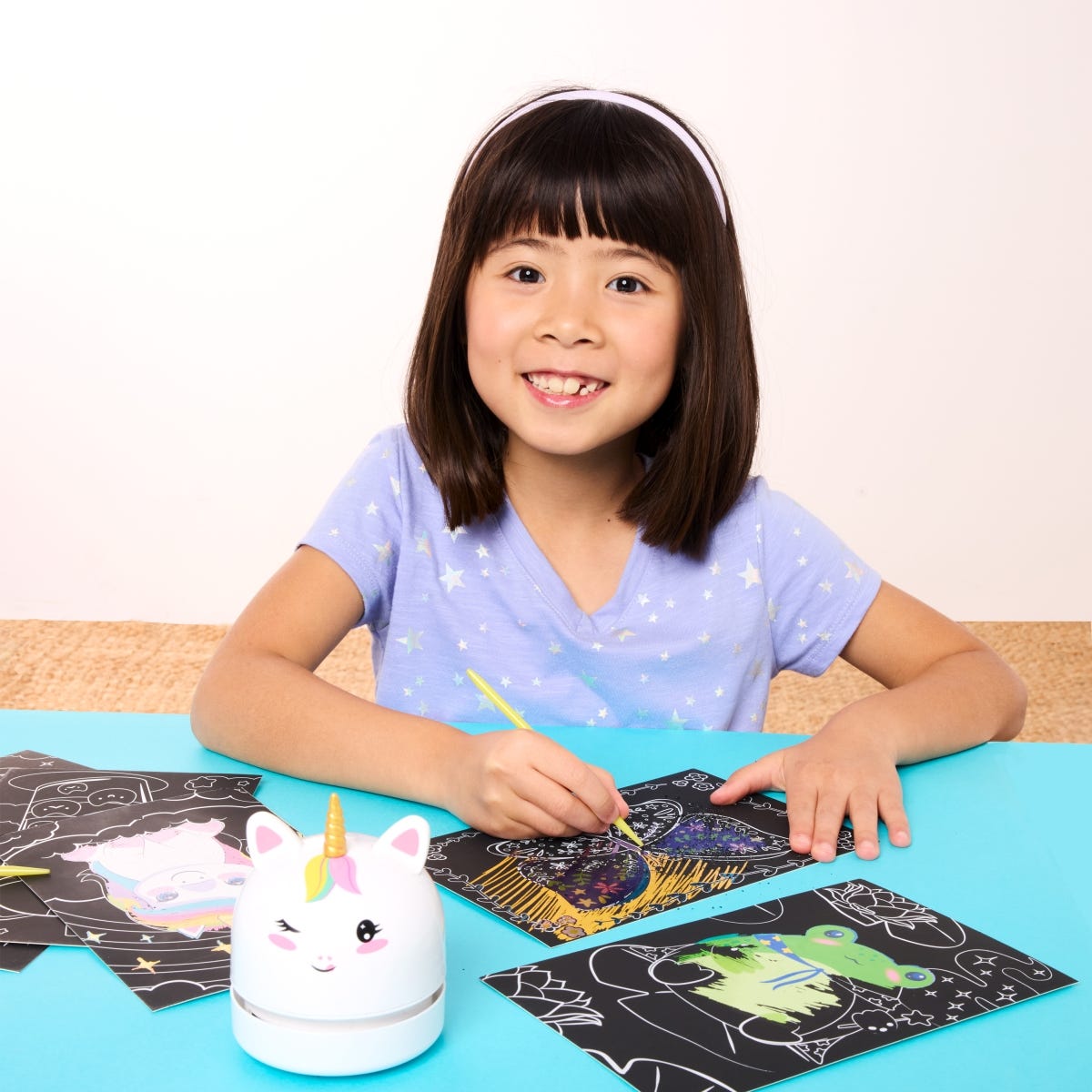 Faber-Castell Creativity for Kids Deluxe Scratch Art with Mini Vacuum
