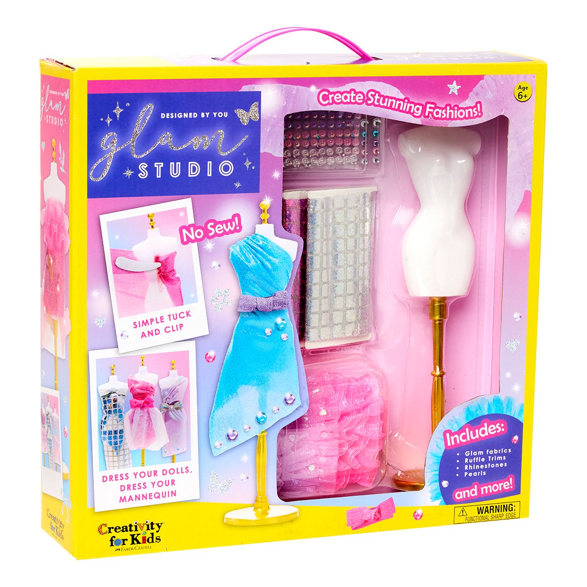 Faber-Castell Creativity for Kids Glam Dress Studio Kit