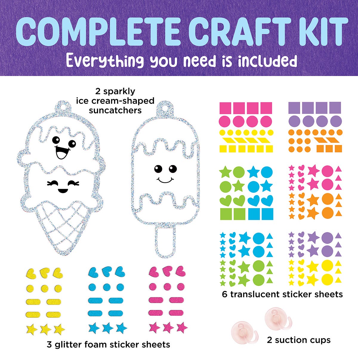 Faber-Castell Creativity for Kids Suncatcher Sticker Mini Kit