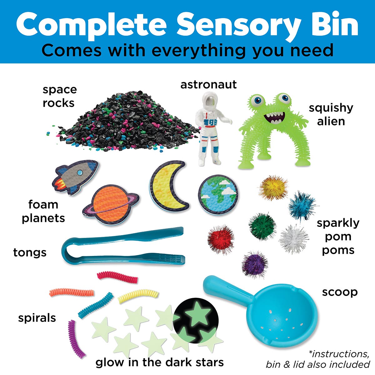 Faber-Castell Creativity for Kids Outer Space Sensory Bin