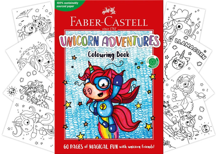 Faber-Castell Unicorn Adventures Colouring Book