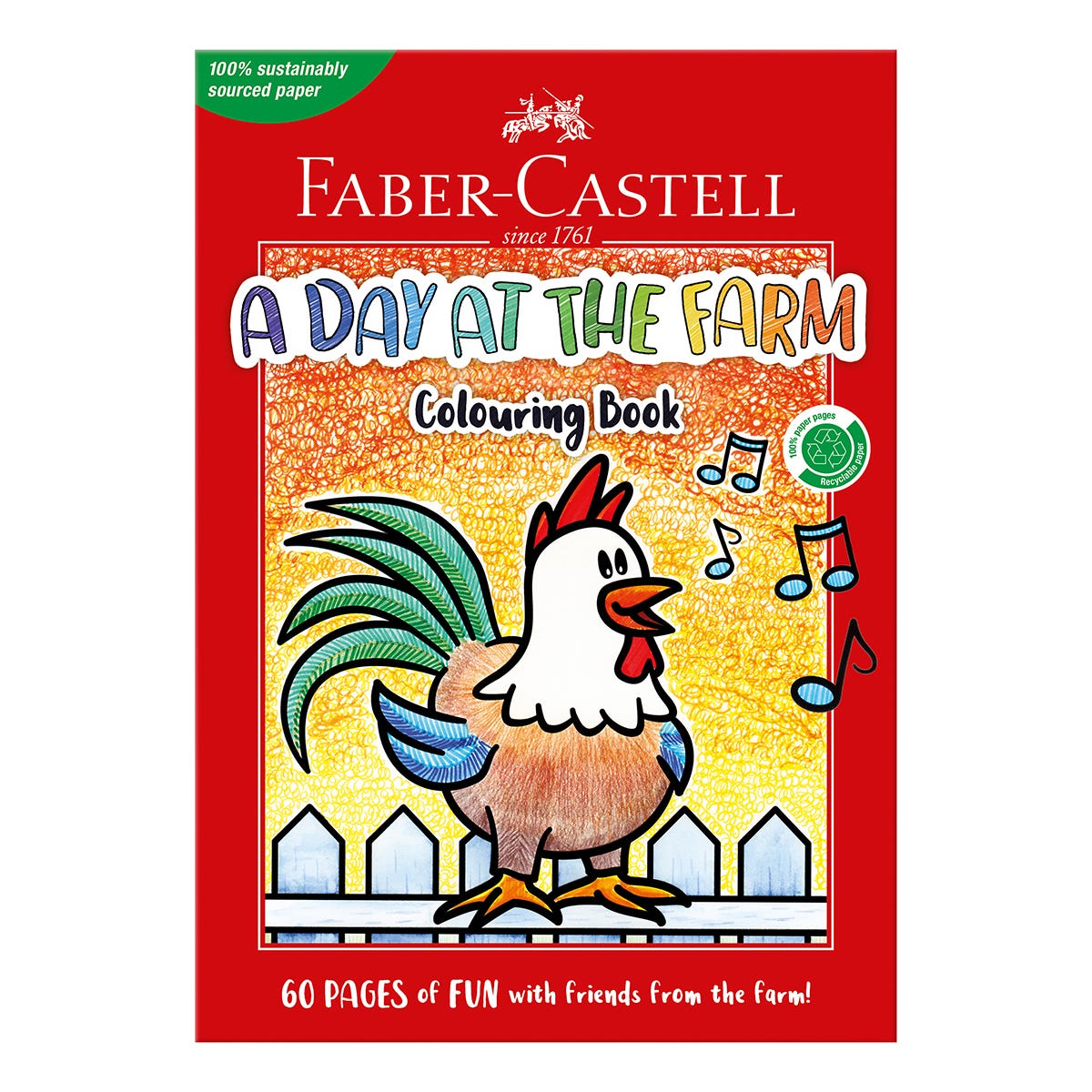 Faber-Castell Day at the Farm Colouring Book
