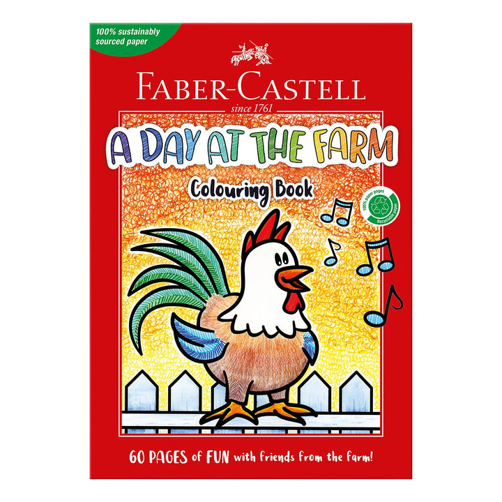 Faber-Castell Day at the Farm Colouring Book