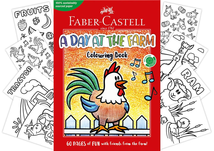 Faber-Castell Day at the Farm Colouring Book
