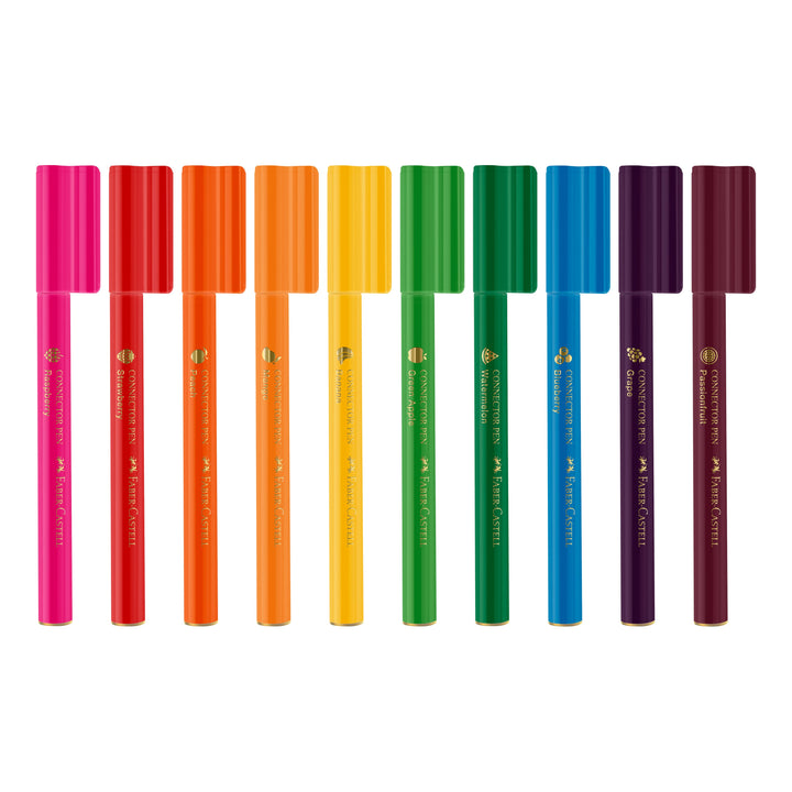 Faber-Castell Connector Pen Scented Set 10