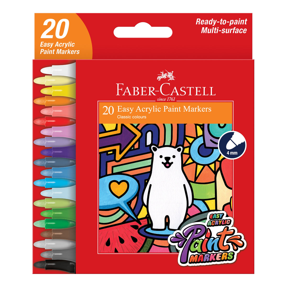 Faber-Castell Easy Acrylic Paint Markers