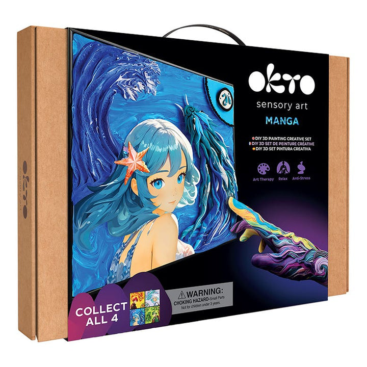 Okto DIY 3D Art & Painting Manga Kit Water