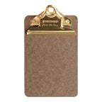 Penco Old School Clipboard with Gold Clip Mini