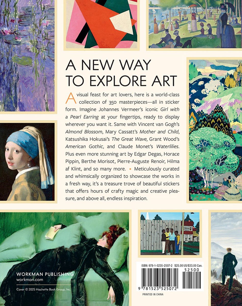 The Art Lovers Sticker Book