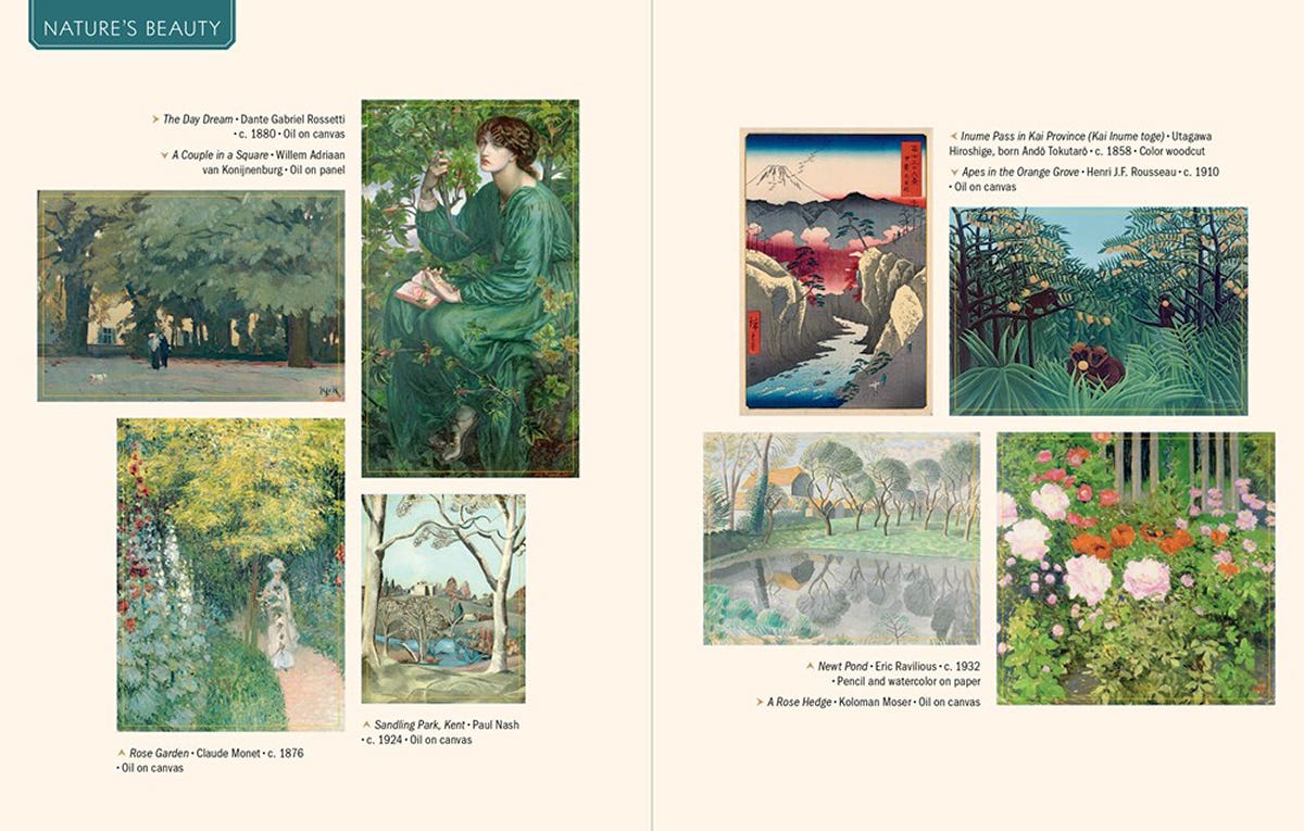 The Art Lovers Sticker Book